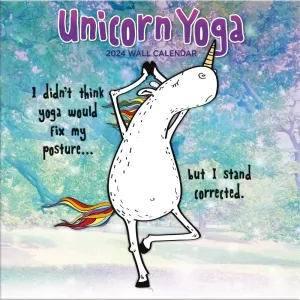Unicorn Yoga 2024 Wall Calendar #1026272