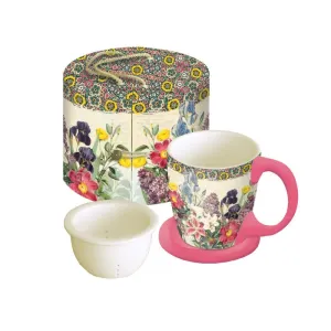 Garden Botanicals Tea Cup Set by Barbara Anderson