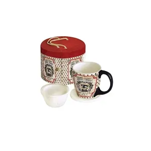 Wisdom Brewed Here Tea Cup Set by LoriLynn Simms