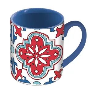 Americana Blue Decorative Mug