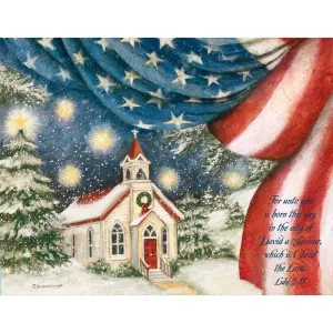 An American Christmas Christmas Cards by Susan Winget