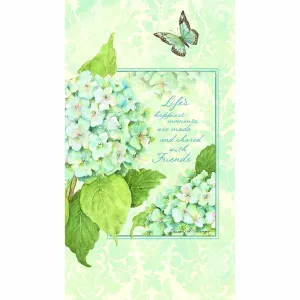 Blue Hydrangea Pocket Address Book by Susan Winget