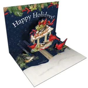 Cardinal Christmas 3D Pop-Up Christmas Cards (8 pack) by Susan Winget