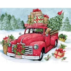 Christmas Truck Box Christmas Cards