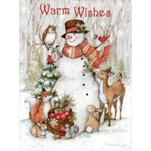 Cozy Snowman Classic Christmas Cards