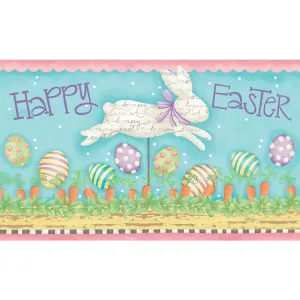 Easter Bunny Doormat by LoriLynn Simms