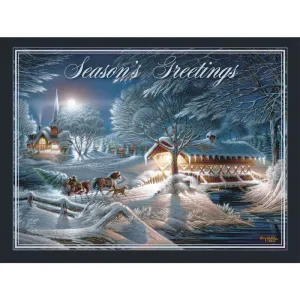 Evening Frost Classic Christmas Cards by Terry Redlin