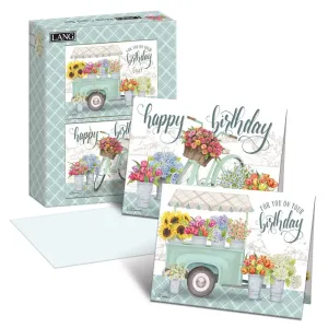 Flower Market Birthday Assorted Boxed Note Cards