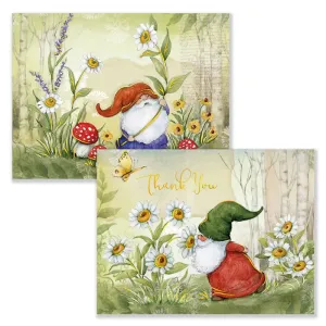 Garden Gnomes Assorted Boxed Note Cards
