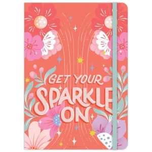 Glitter Sparkle Shine Saddle Sewn Journal