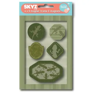 Here Lizard Lizard Magnet Frame & Icons