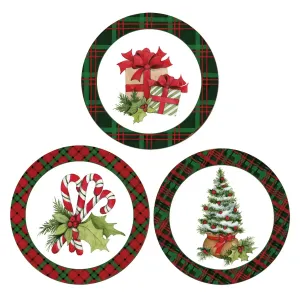 Home for Christmas Appetizer Plate Set
