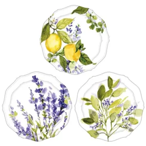 Lemon Grove Appetizer Plate Set of 3