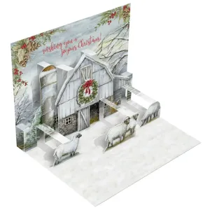 Lord Is My Shepherd 3D Pop-Up Christmas Cards (8 pack) by Susan Winget
