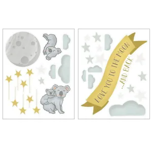 Love You To The Moon Wall Decals