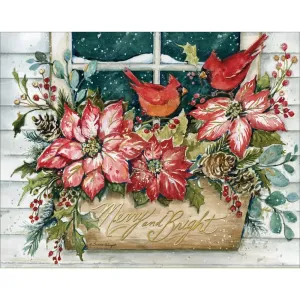 Merry And Bright Greetings Boxed Christmas Cards