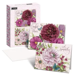 Midnight Garden Sympathy Assorted Boxed Note Cards