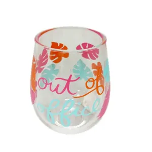 Out of Office Stemless Wine Glass