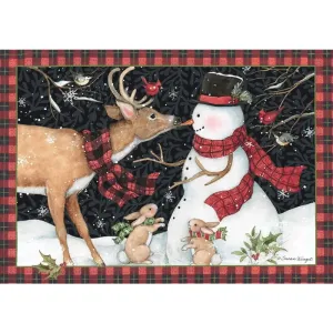 Reindeer Kisses Petite Christmas Cards by Susan Winget