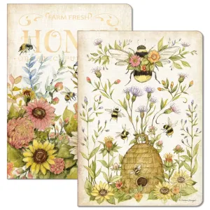 Spring Bees 2 Pack Journals