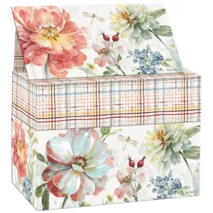 Spring Meadow Recipe Card Box w/ Recipe Cards by Lisa Audit