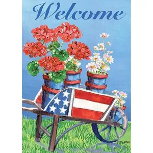 Stars & Stripes Outdoor Flag-Large - 28 x 40 by Gregory Gorham