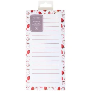 Strawberry Fields Magnetic Shop List Pad
