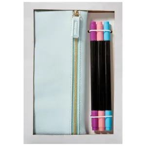 Teal Pencil Pouch