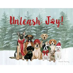 Unleash Joy Boxed Christmas Cards (18 pack) w/ Decorative Box by Danielle Murray