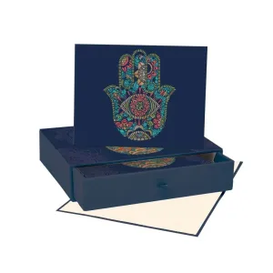 Valentina Hamsa Note Cards w Keepsake Box by Valentina Harper