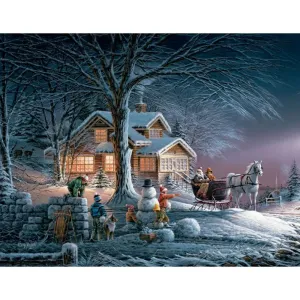 Winter Wonderland Boxed Christmas Cards (18 pack) w/ Decorative Box by Terry Redlin