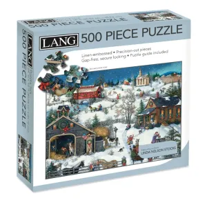 Christmas Memories 500 Piece Puzzle by Linda Nelson Stocks