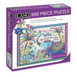 Electric Elephants 500 Piece Puzzle