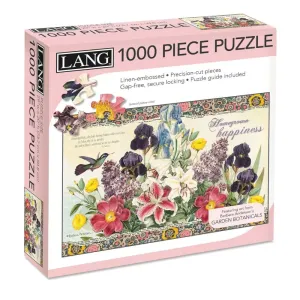 Garden Botanicals 1000 Piece Puzzle by Barbara Anderson
