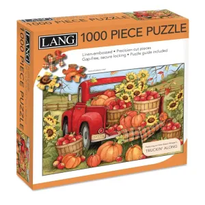 Harvest Truck 1000 Piece Puzzle by Susan Winget