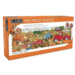 Harvest Truck 750 Piece Puzzle (Panoramic) by Susan Winget