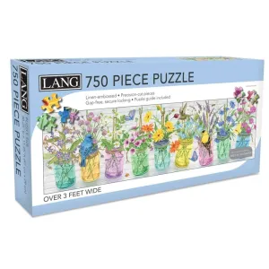 Herb Jars 750 Piece Puzzle (Panoramic) by Jane Shasky