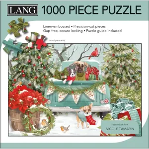 Merry Dogs 1000 Pc Puzzle