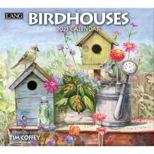 Birdhouses 2025 Wall Calendar by Tim Coffey
