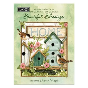 Bountiful Blessings 2025 Monthly Pocket Planner by Susan Winget