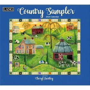 Country Sampler 2025 Wall Calendar by Cheryl Bartley