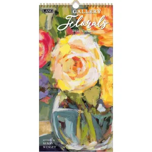 Gallery Florals 2025 Vertical Wall Calendar by Susan Winget