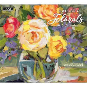 Gallery Florals by Susan Winget 2025 Wall Calendar
