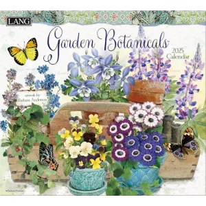 Garden Botanicals by Barbara Anderson 2025 Wall Calendar