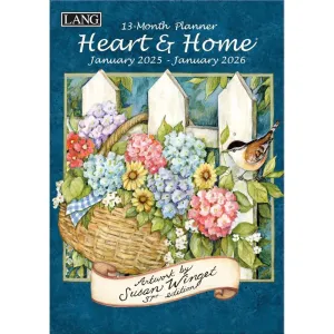 Heart and Home by Susan Winget 2025 Monthly Planner