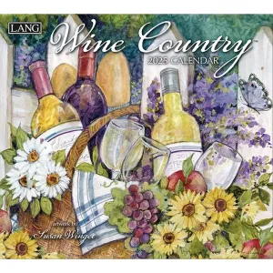 Wine Country by Susan Winget 2025 Wall Calendar