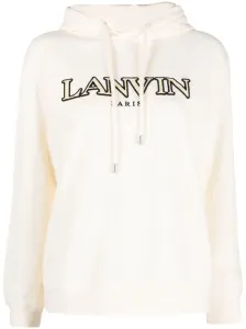 LANVIN - Logo Cotton Hoodie #1141105