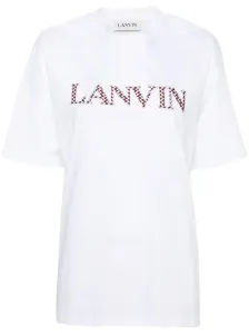 LANVIN - Logo Cotton T-shirt #1248738