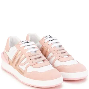 Lanvin Girls Basket Sneakers Pink Eu36