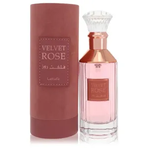 Lattafa - Velvet Rose : Eau De Parfum Spray 3.4 Oz / 100 ml
